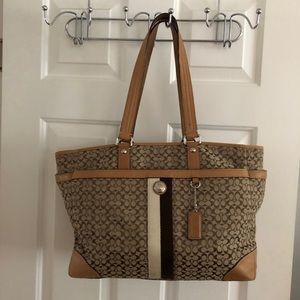 Coach Signature Diaper Bag